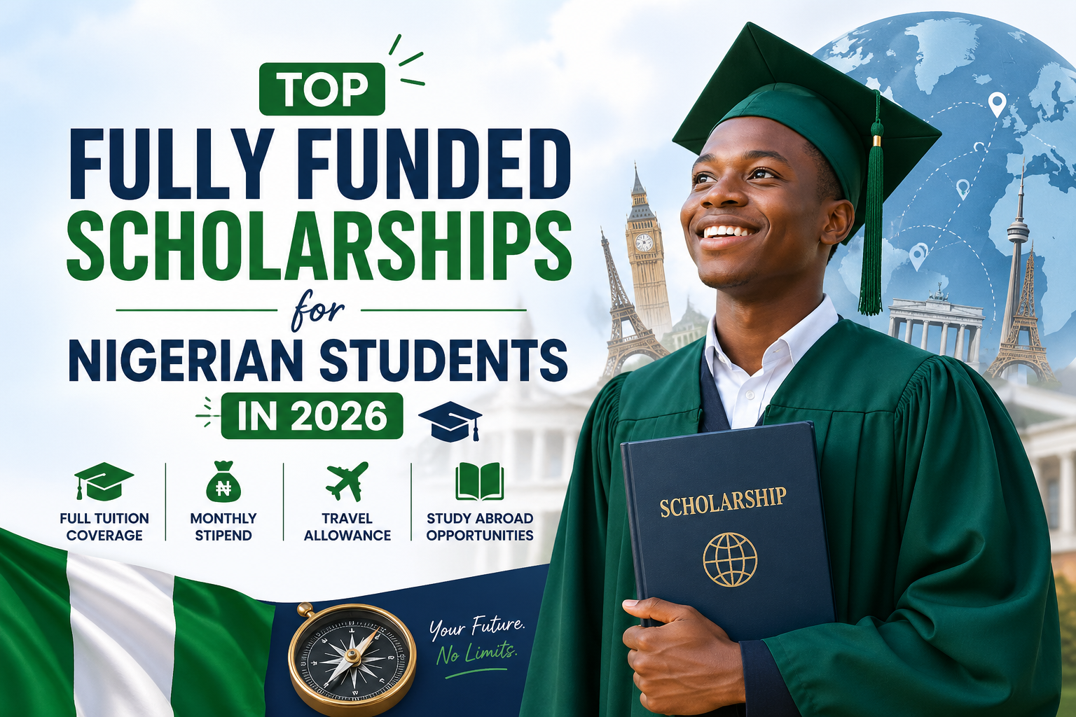 Top Fully Funded Scholarships for Nigerian Students in 2026