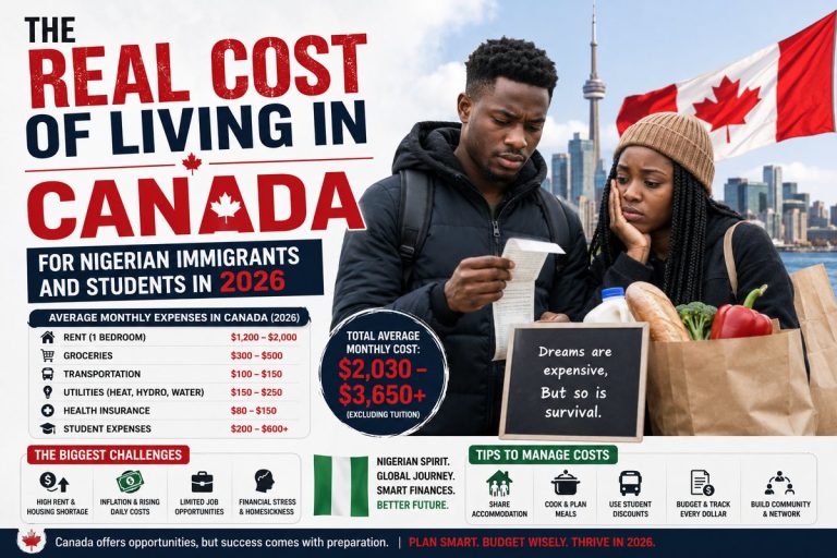 Real Cost of Living in Canada for Nigerian Immigrants and Students in 2026