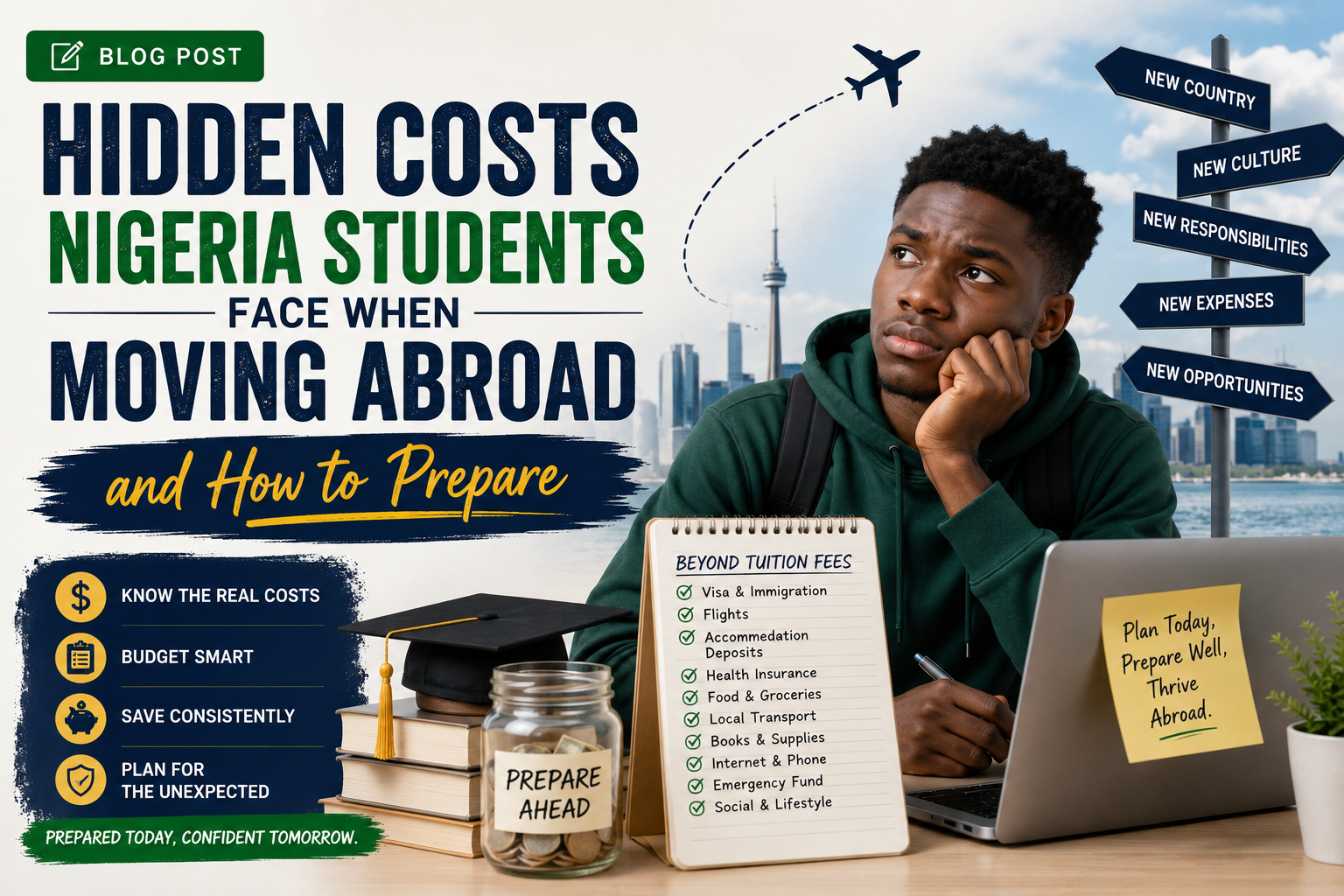 Hidden Costs Nigerian Students Face When Moving Abroad And How to Prepare
