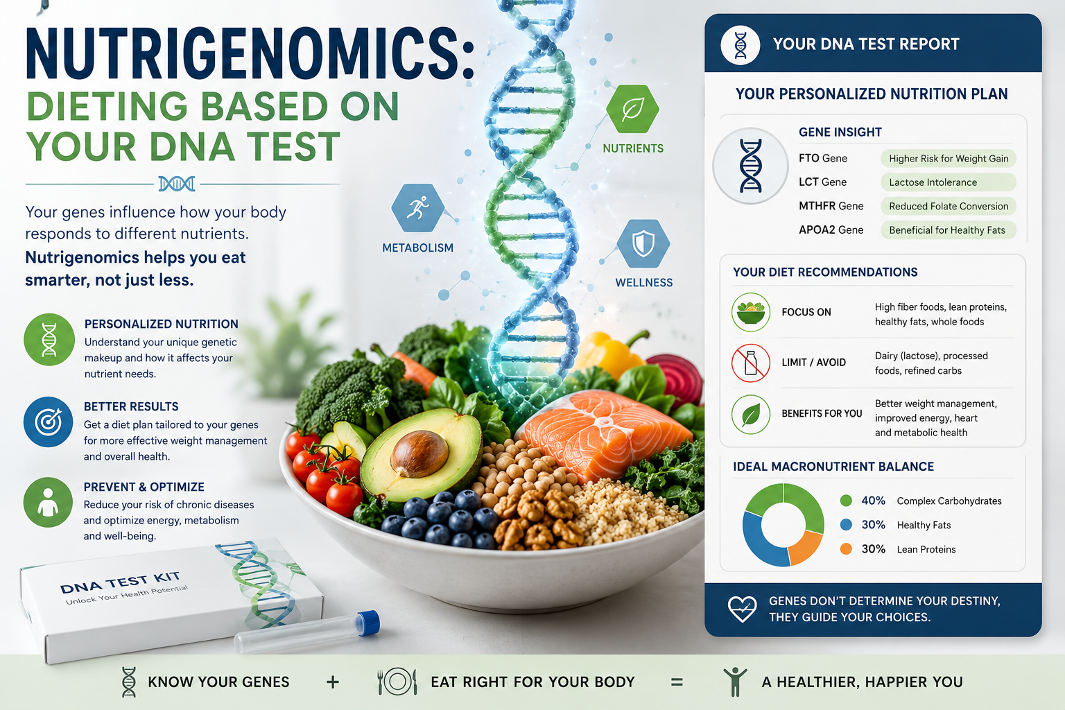 Nutrigenomics: Dieting Based on Your DNA Test