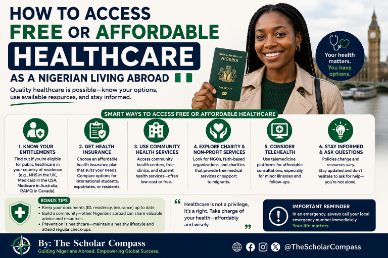 How to Access Free, Affordable Healthcare as a Nigerian Living Abroad